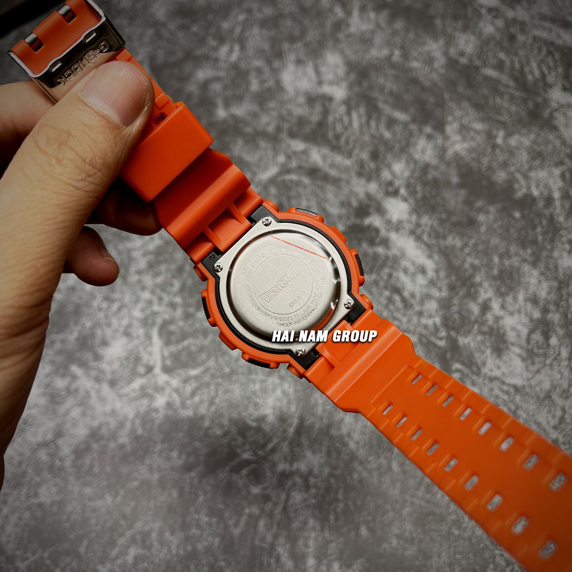 Đồng hồ nam nữ G-SHOCK GA-110JDB-1A4 Dragon Ball Rep 1:1 Cam Viền Vàng tại Hải Nam Group 5